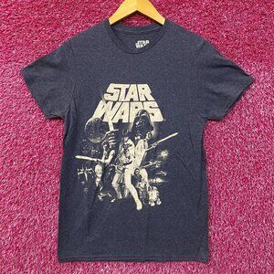 Star Wars: Episode IV-  A New Hope Retro Graphic Design T-Shirt Small